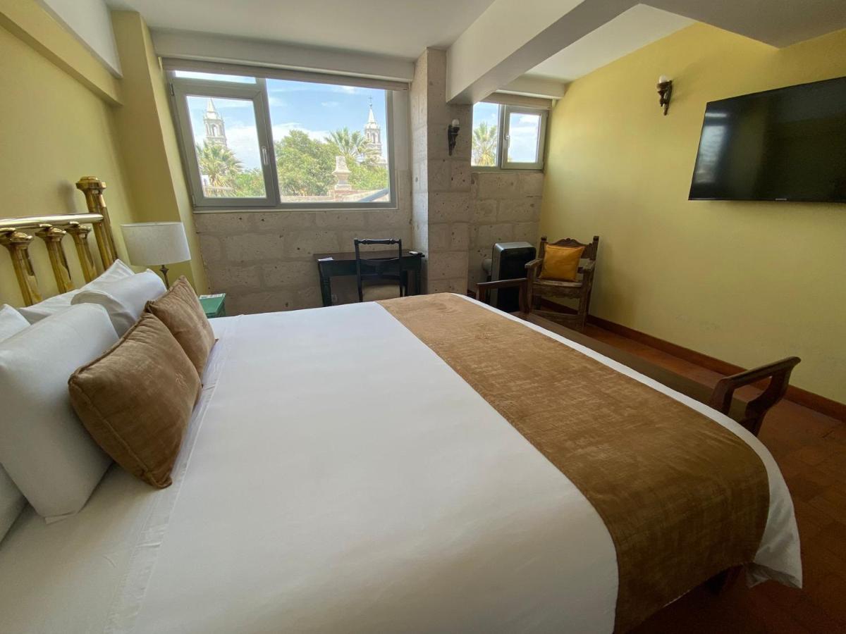 Katari Hotel At Plaza De Armas Арекуипа Екстериор снимка